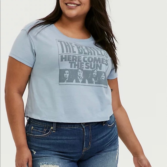 torrid Tops - Torrid Beatles crop top
